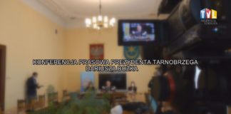 2022.01.27 – KONFERENCJA PRASOWA PREZYDENTA TARNOBRZEGA – DARIUSZA BOŻKA