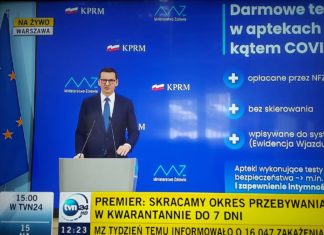 PREMIER O NOWYCH ZASADACH WALKI Z PANDEMIĄ