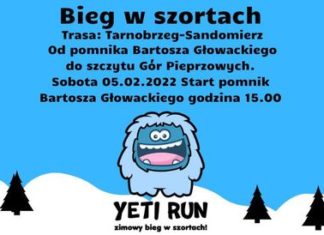 YETI RUN – ZIMOWY BIEG W SZORTACH