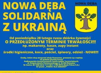 NOWA DĘBA SOLIDARNA Z UKRAINĄ