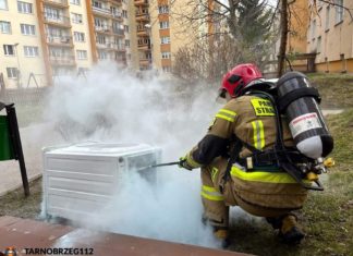 TARNOBRZEG. POŻAR PRALKI W JEDNYM Z MIESZKAŃ