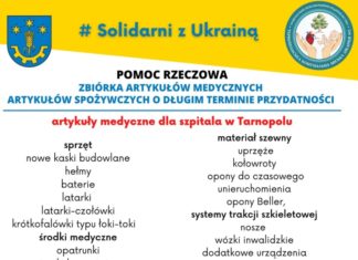 GORZYCE NA POMOC UKRAINIE