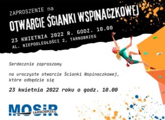OFICJALNE OTWARCIE ŚCIANKI WSPINACZKOWEJ