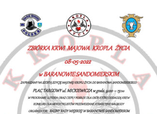 MAJOWA KROPLA ŻYCIA