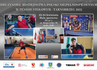 DRUŻYNOWE MISTRZOSTWA POLSKI NIEPEŁNOSPRAWNYCH W TENISIE STOŁOWYM