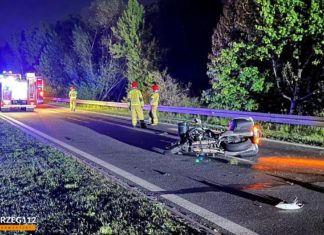 ZDARZENIE MOTOCYKLISTY Z SARNĄ