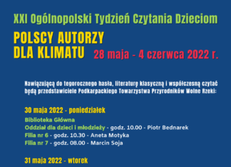 XXI OGÓLNOPOLSKI TYDZIEŃ CZYTANIA DZIECIOM