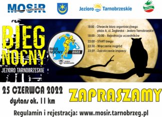 BIEG NOCNY NAD JEZIOREM TARNOBRZESKIM