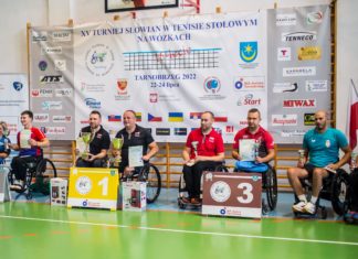 XV TURNIEJ SŁOWIAN W TENISIE STOŁOWYM NA WÓZKACH