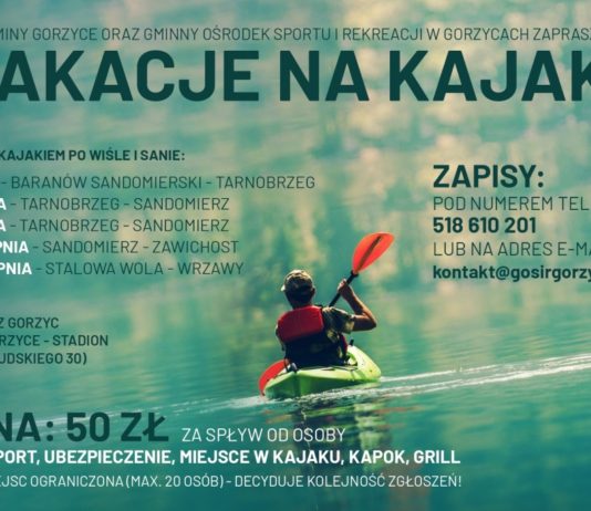 WAKACJE NA KAJAKU