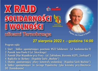 X RAJD SOLIDARNOŚCI I WOLNOŚCI