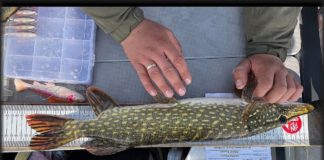 POLICJANT Z TARNOBRZEGA ZAJĄŁ IV MIEJSCE W OGÓLNOPOLSKICH ZAWODACH SŁUŻB MUNDUROWYCH W WĘDKARSTWIE SPINNINGOWYM