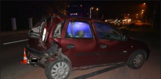 ZDERZENIE DWÓCH OSOBÓWEK W TARNOBRZEGU