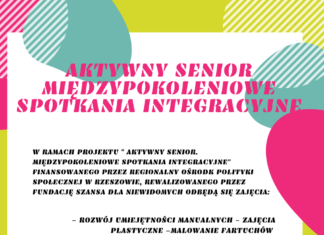 AKTYWNY SENIOR. MIĘDZYPOKOLENIOWE SPOTKANIA INTEGRACYJNE