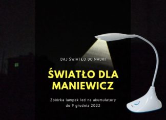 ŚWIATŁO DLA MANIEWICZ