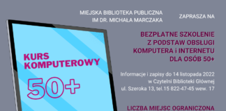 BEZPŁATNE SZKOLENIE Z PODSTAW OBSŁUGI KOMPUTERA
