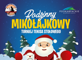 RODZINNY MIKOŁAJKOWY TURNIEJ TENISA STOŁOWEGO