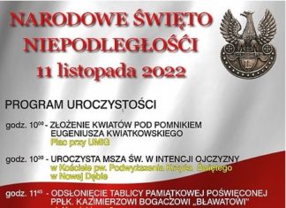 OBCHODY ŚWIĘTA NIEPODLEGŁOŚCI W NOWEJ DĘBIE