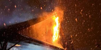 POŻAR NA TARNOBRZESKIM MOKRZYSZOWIE