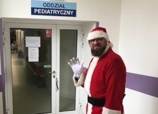 MIKOŁAJ ODWIEDZIŁ MAŁYCH PACJENTÓW SZPITALA POWIATOWEGO W NOWEJ DĘBIE