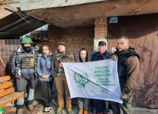 TARNOBRZESCY MYŚLIWI Z POMOCĄ HUMANITARNĄ W BACHMUCIE