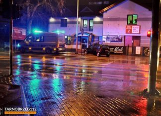 POTRĄCENIE NA SKRZYŻOWANIU SIENKIEWICZA I KURASIA W TARNOBRZEGU
