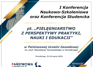 I KONFERENCJA NAUKOWO-SZKOLENIOWA ORAZ KONFERENCJA STUDENCKA