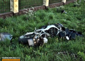 DWIE OSOBY RANNE W WYNIKU WYPADKU Z UDZIAŁEM MOTOCYKLISTY W TARNOBRZEGU