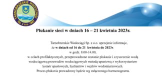 UWAGA! PŁUKANIE SIECI