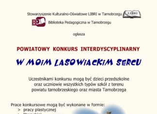 “W MOIM LASOWIACKIM SERCU” – KONKURS INTERDYSCYPLINARNY