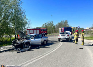 STŁUCZKA SAMOCHODÓW NIEDALEKO ZUS-U W TARNOBRZEGU