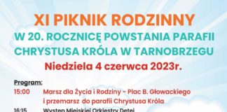 XI PIKNIK RODZINNY PRZY PARAFII CHRYSTUSA KRÓLA W TARNOBRZEGU