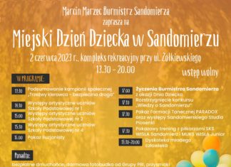 SANDOMIERZ. MIEJSKI DZIEŃ DZIECKA Z WIELOMA ATRAKCJAMI