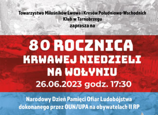 80. ROCZNICA KRWAWEJ NIEDZIELI NA WOŁYNIU