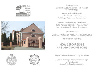 NOWE SPOJRZENIE NA SIARKOWĄ HISTORIĘ