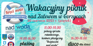 WAKACYJNY PIKNIK NAD ZALEWEM W GORZYCACH