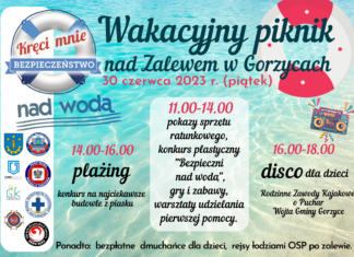 WAKACYJNY PIKNIK NAD ZALEWEM W GORZYCACH