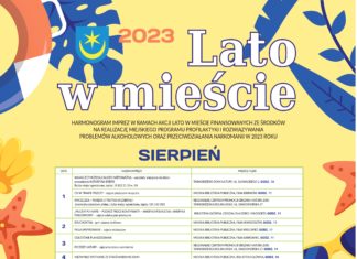 LATO W MIEŚCIE – SIERPIEŃ 2023