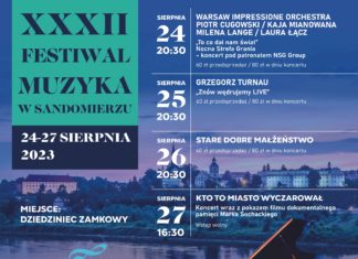 XXXII FESTIWAL MUZYKA W SANDOMIERZU