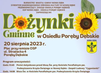 DOŻYNKI GMINNE W OSIEDLU PORĘBY DĘBSKIE