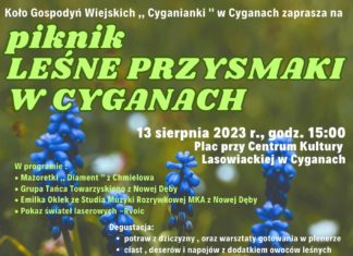 PIKNIK “LEŚNE PRZYSMAKI” W CYGANACH