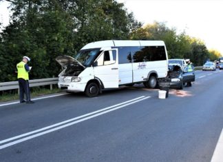 ZDERZENIE TRZECH POJAZDÓW W SIEDLESZCZANACH
