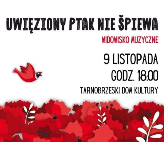 UWIĘZIONY PTAK NIE ŚPIEWA – WIDOWISKO MUZYCZNE