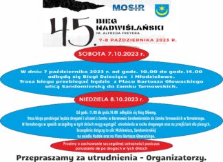 45. BIEG NADWIŚLAŃSKI. BĘDĄ UTRUDNIENIA W RUCHU