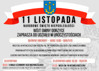 ŚWIĘTO NIEPODLEGŁOŚCI W GMINIE GORZYCE