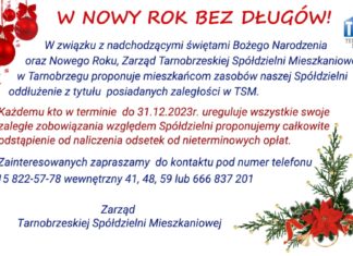 2023.12.06 – W NOWY ROK BEZ DŁUGÓW