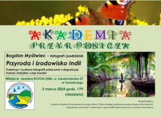 PRZYRODA I ŚRODOWISKO INDII – WYSTAWA B. MYŚLIWCA W CENTRUM NATURA 2000