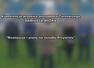 2024.03.19 – KONFERENCJA PREZYDENTA TARNOBRZEGA – PLANY I REALIZACJE NA OSIEDLU PRZYWIŚLE