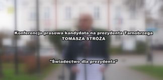2024.03.22 – KONFERENCJA KANDYDATA NA PREZYDENTA TOMASZA STRÓŻA – “ŚWIADECTWO DLA PREZYDENTA”