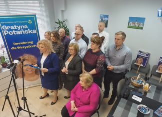 2024.03.28 – KONFERENCJA PRASOWA KANDYDATKI NA PREZYDENTA TARNOBRZEGA GRAŻYNY POTAŃSKIEJ